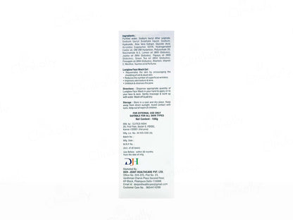 Luxiglow Triple Action Face Wash Gel