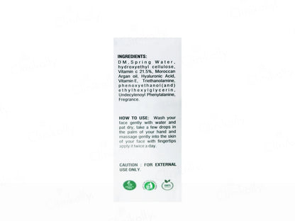 Lymzeal Vitamin C 21.5 Percent Face Serum