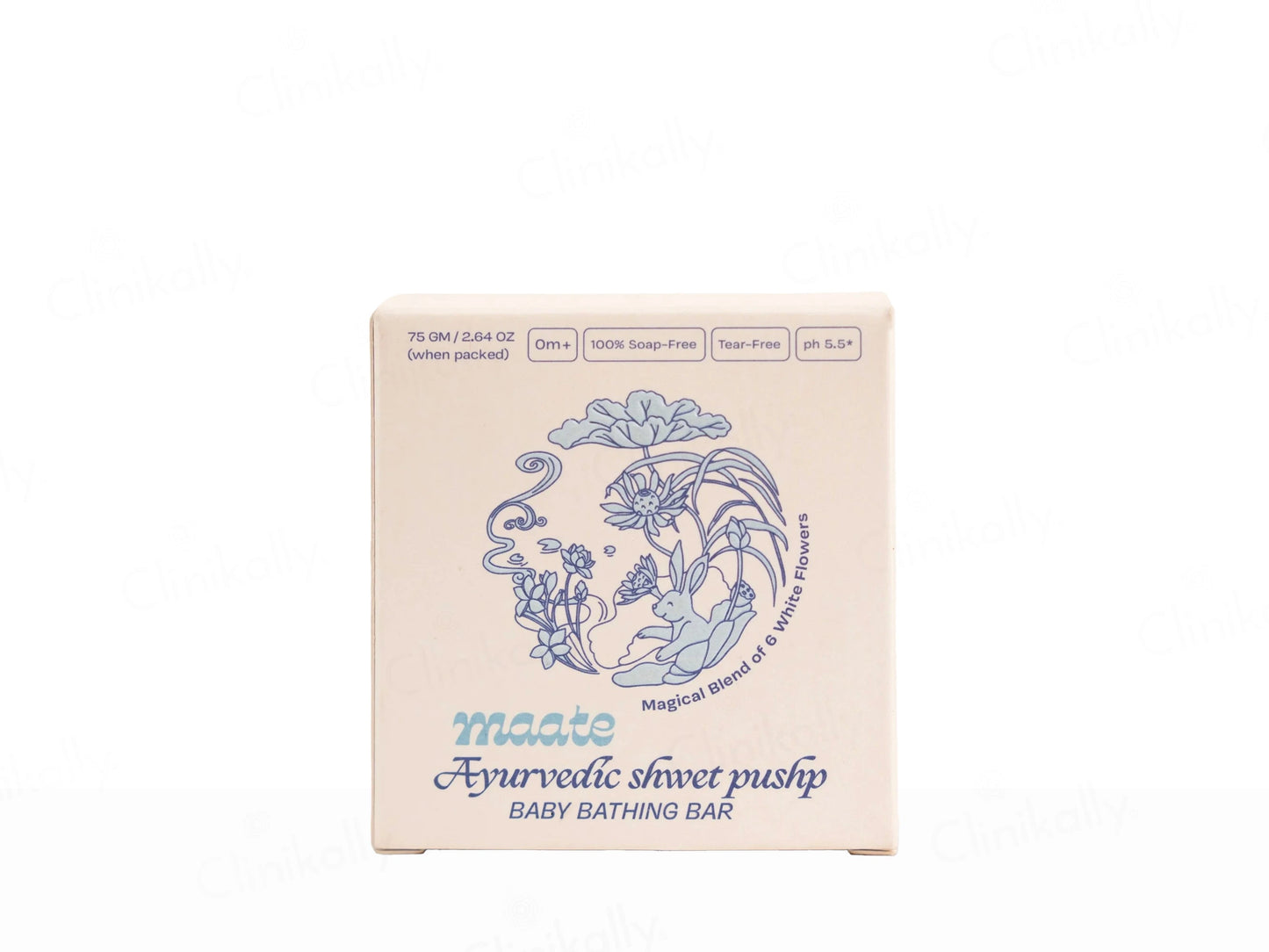 Maate Ayurvedic Shwet Pushp Baby Bathing Bar
