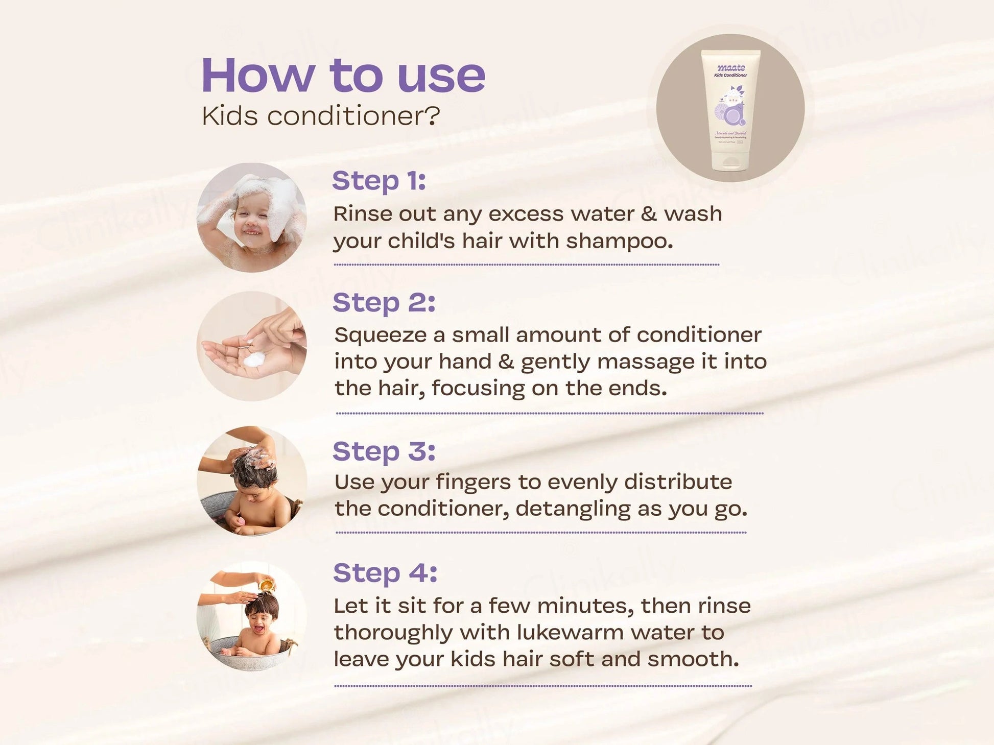 Maate Marula and Baobab Kids Hair Conditioner