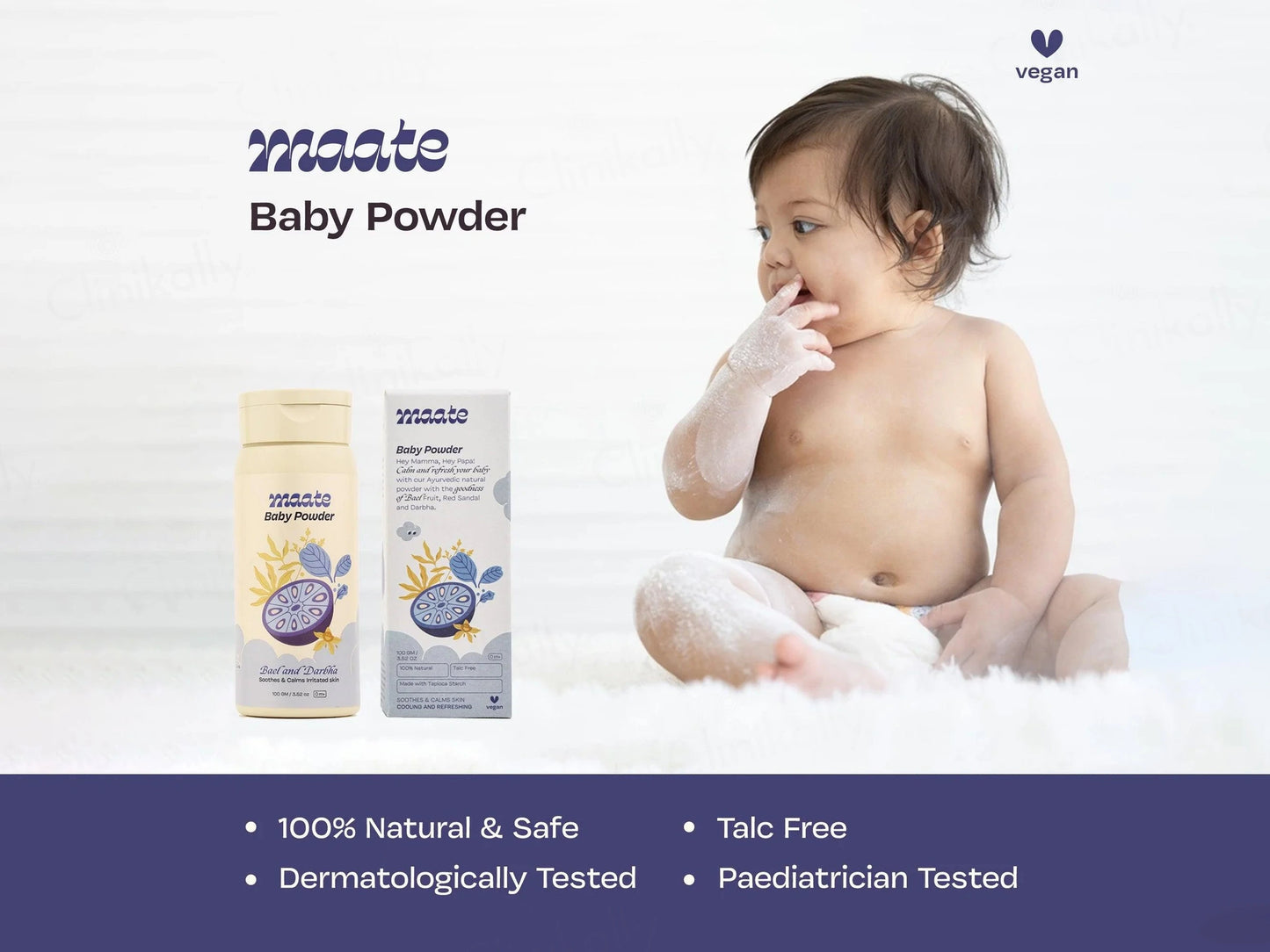 Maate Soothing and  Calming Baby Powder