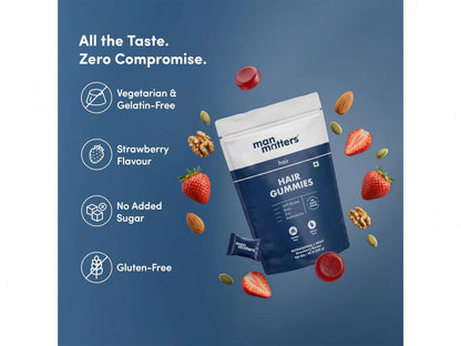 Man Matters Hair Gummies - Strawberry Flavour