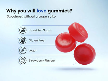 Man Matters Hair Gummies - Strawberry Flavour