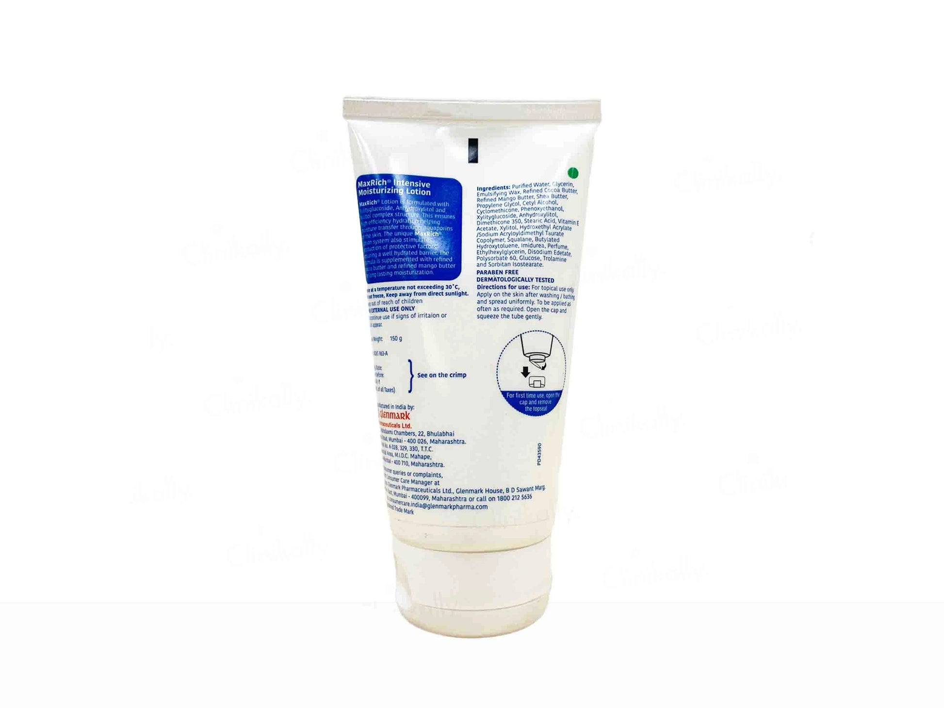 MaxRich Intensive Moisturizing Lotion Aquaporin Hydraconcept