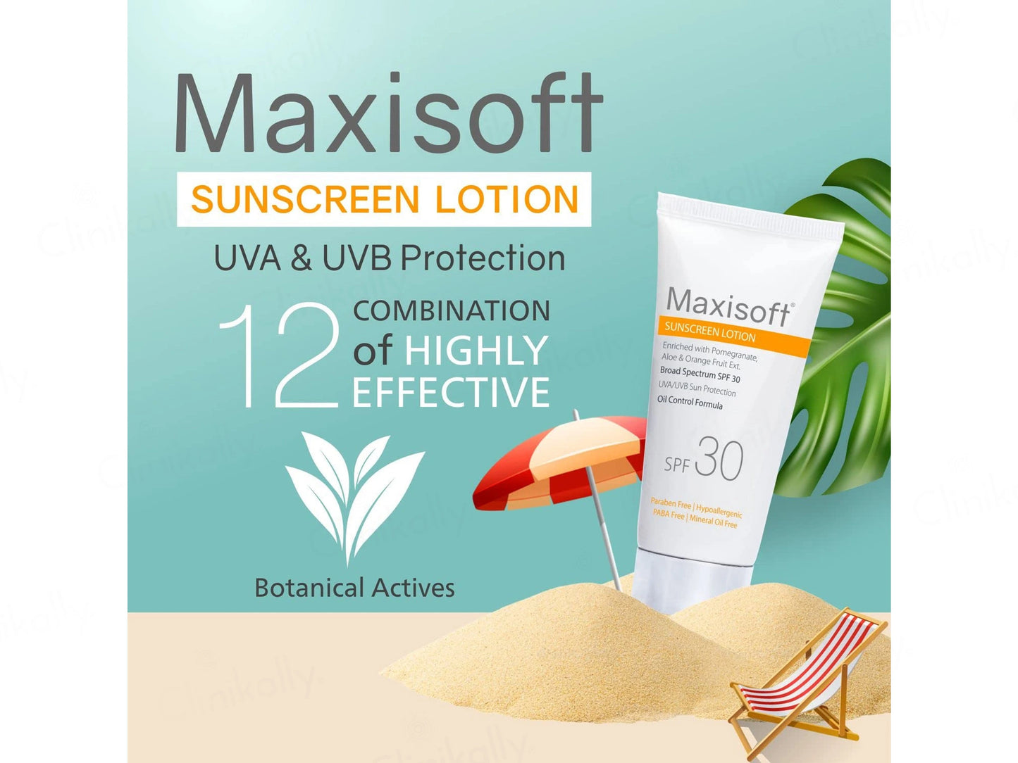 Maxisoft Oil-Control Sunscreen Lotion SPF 30