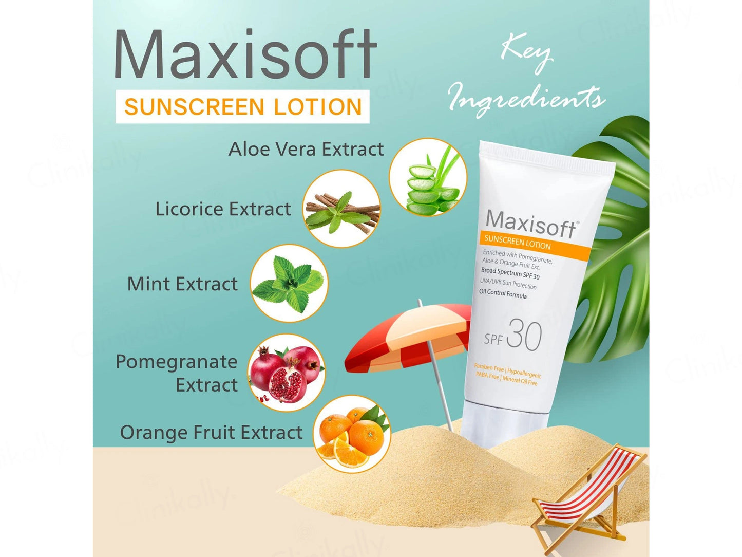 Maxisoft Oil-Control Sunscreen Lotion SPF 30