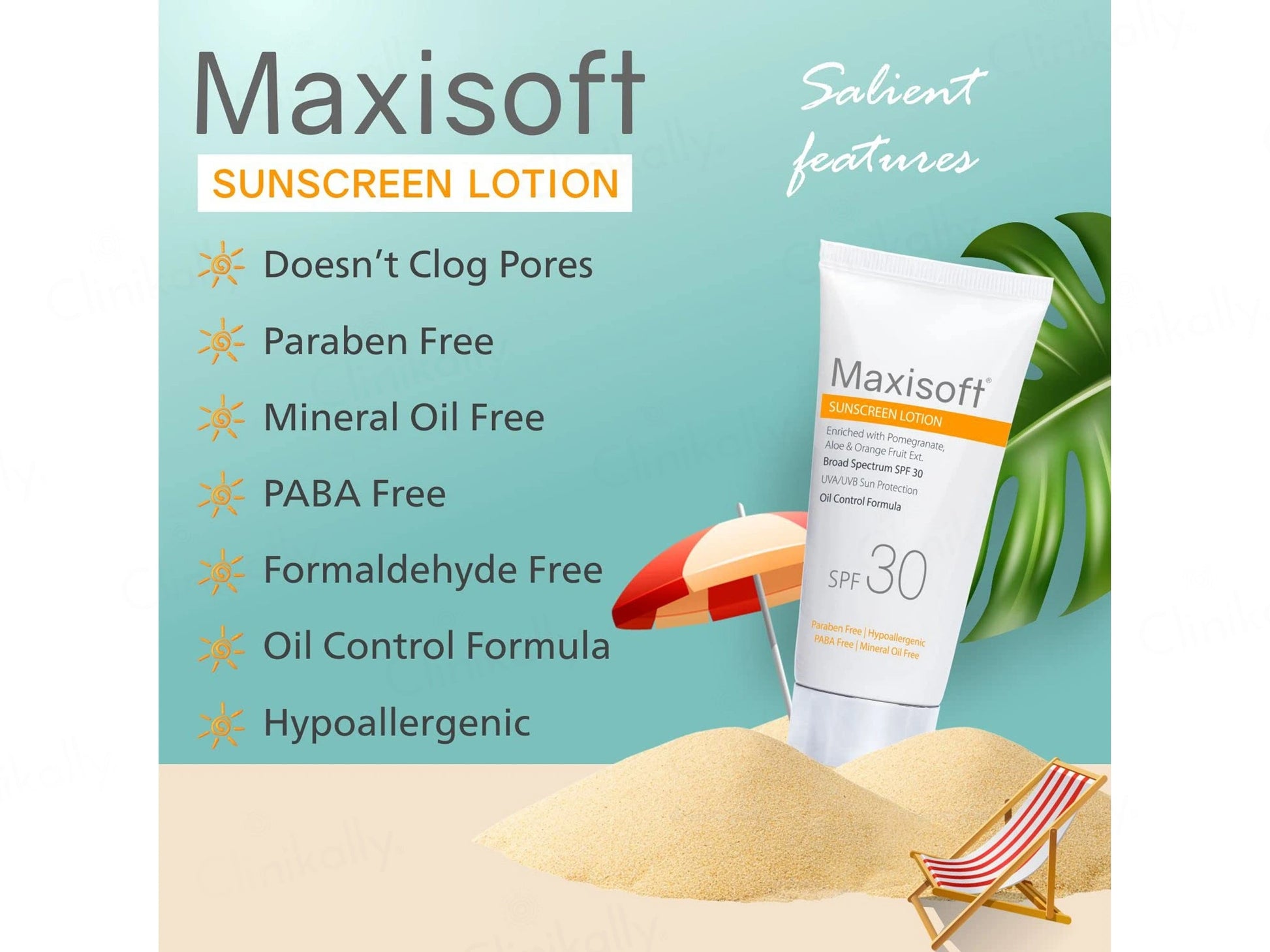 Maxisoft Oil-Control Sunscreen Lotion SPF 30