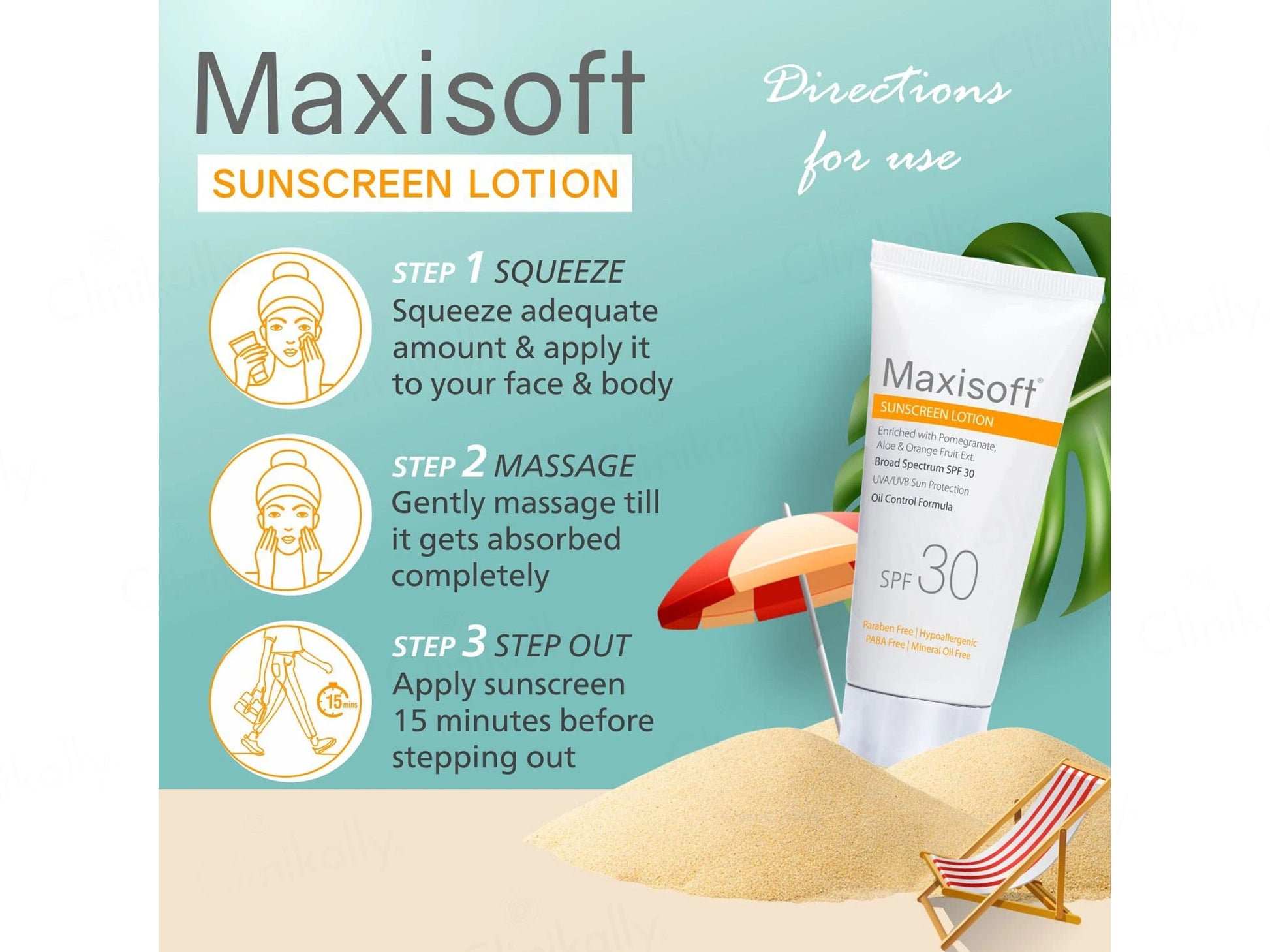 Maxisoft Oil-Control Sunscreen Lotion SPF 30