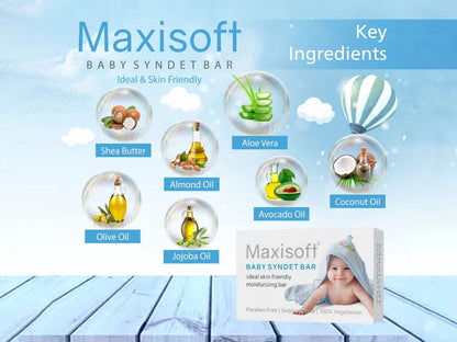 Maxisoft pH 5.5 Baby Bathing Bar