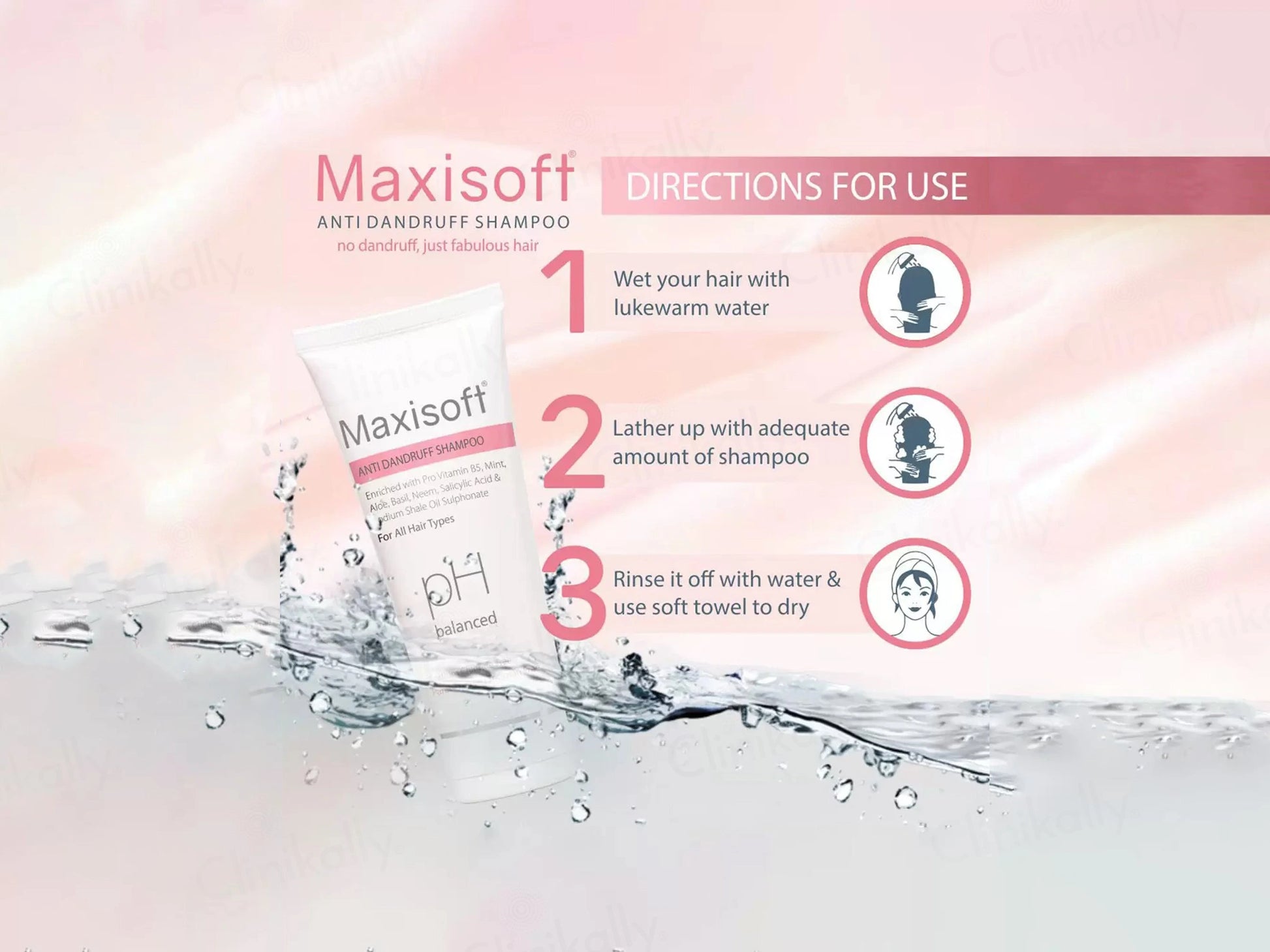 Maxisoft pH Balanced Anti Dandruff Shampoo