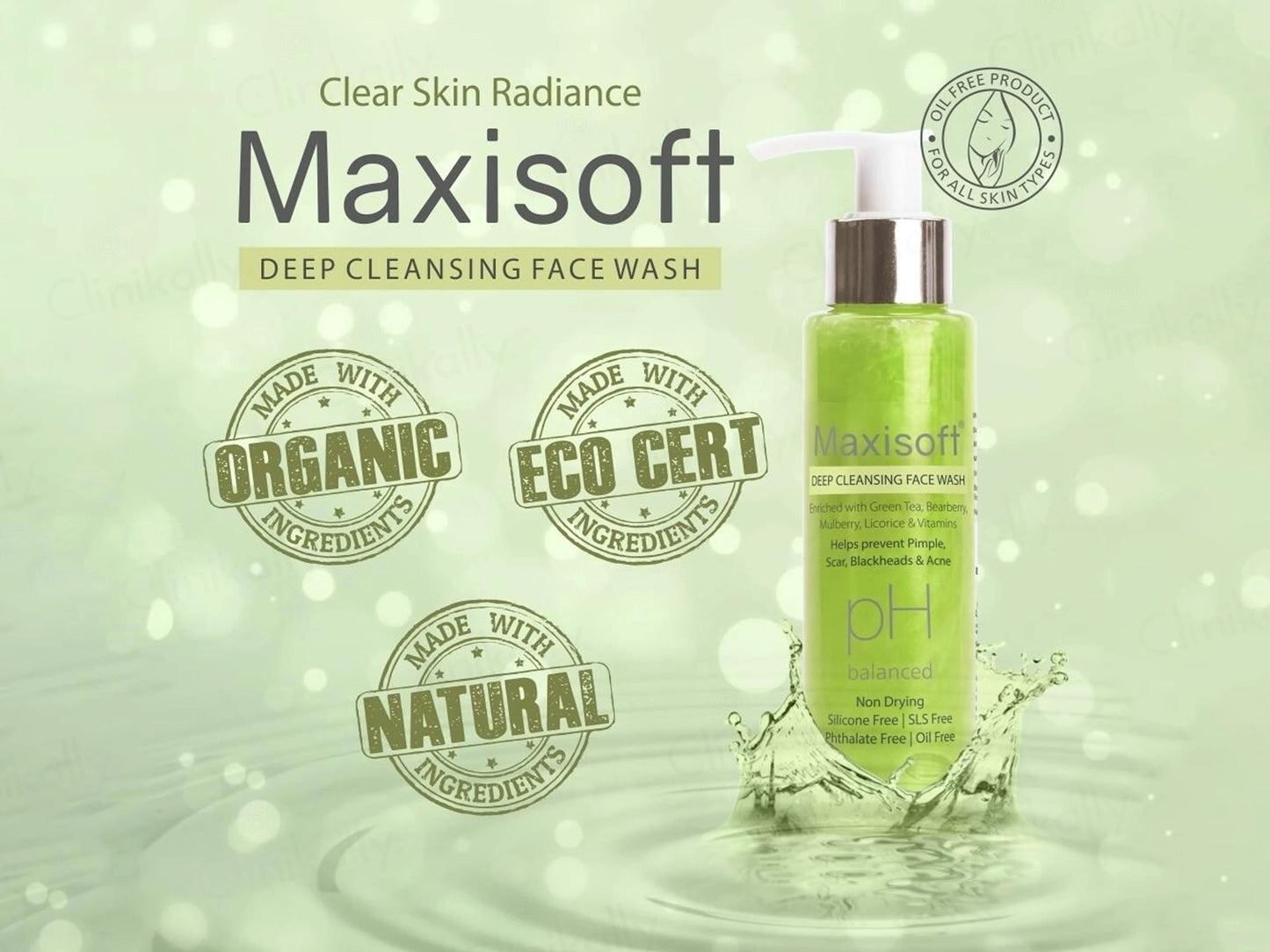 Maxisoft pH Balanced Deep Cleansing Face Wash