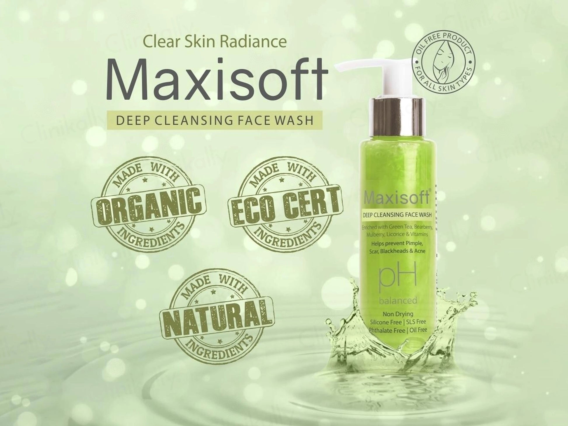 Maxisoft pH Balanced Deep Cleansing Face Wash