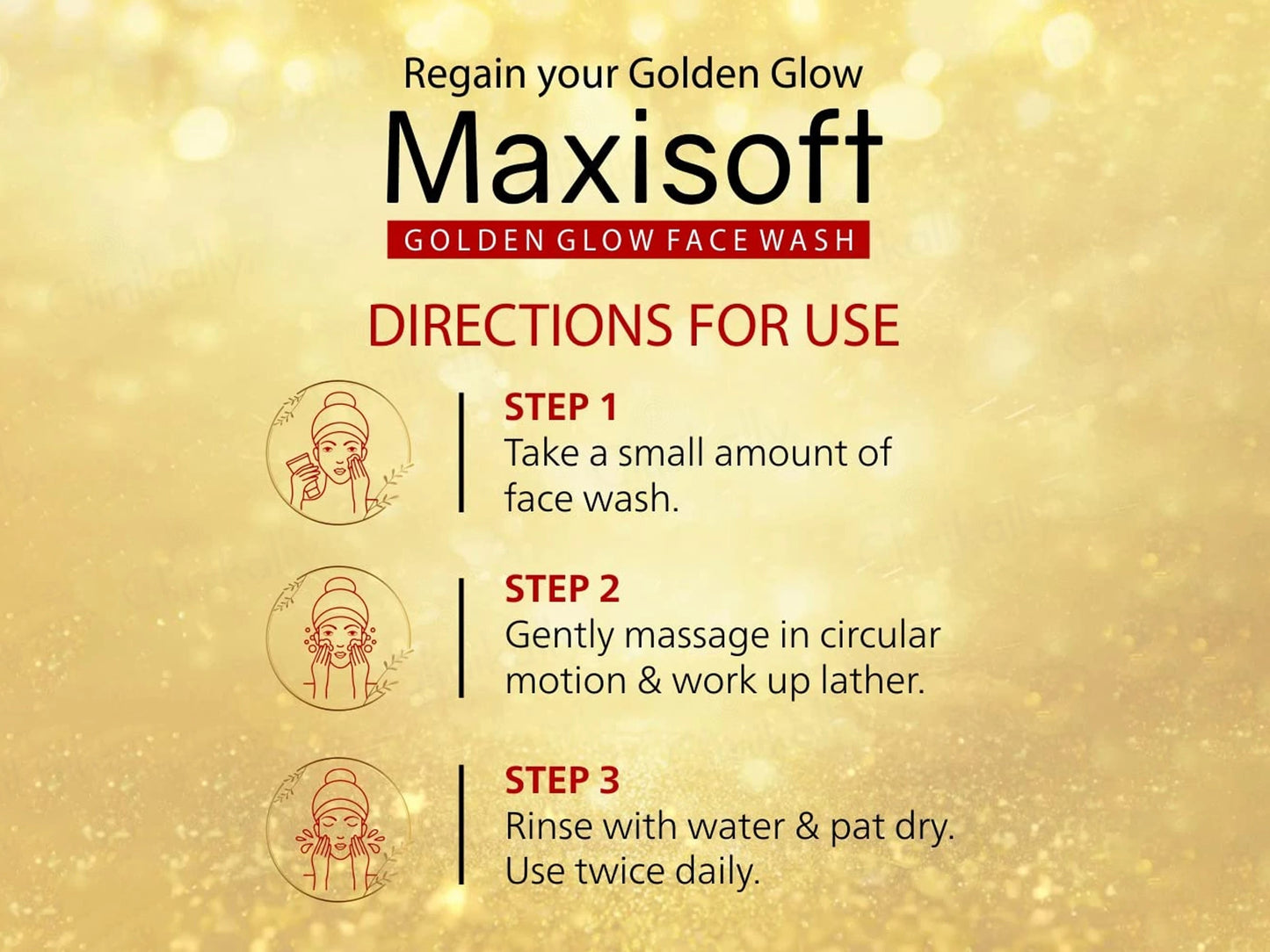 Maxisoft pH Balanced Golden Glow Face Wash