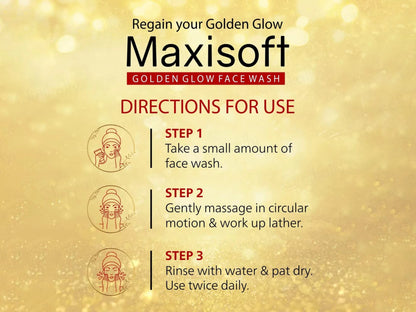 Maxisoft pH Balanced Golden Glow Face Wash