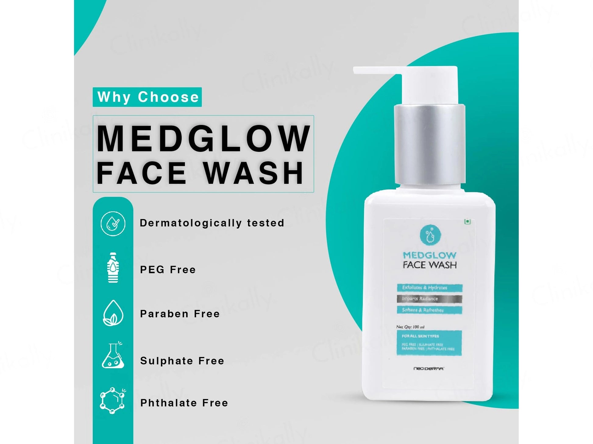 Medglow Exfoliating and  Hydrating Face Wash