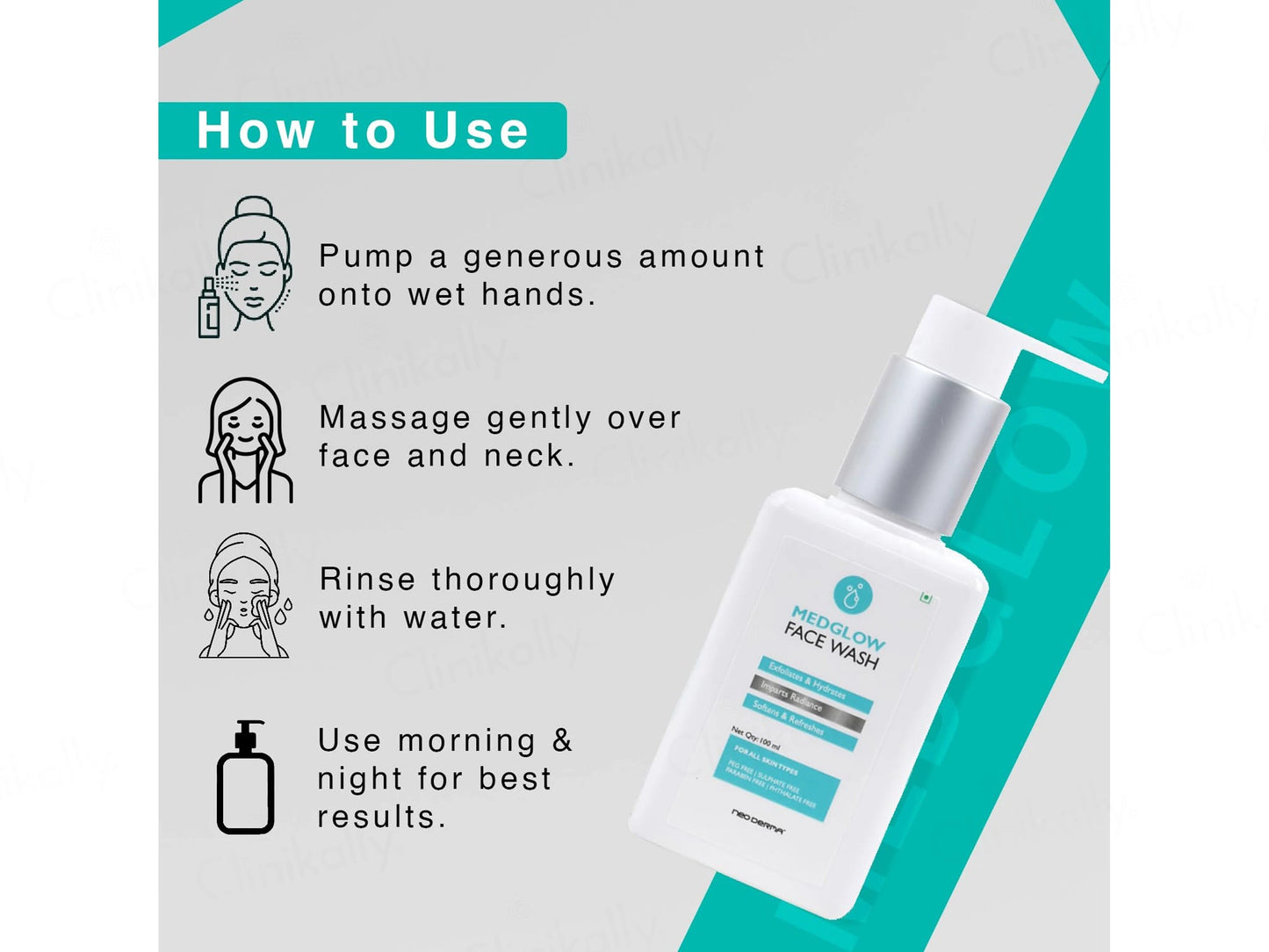 Medglow Exfoliating and  Hydrating Face Wash