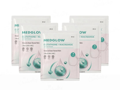 Medglow Glutathione  Niacinamide Face Sheet Mask