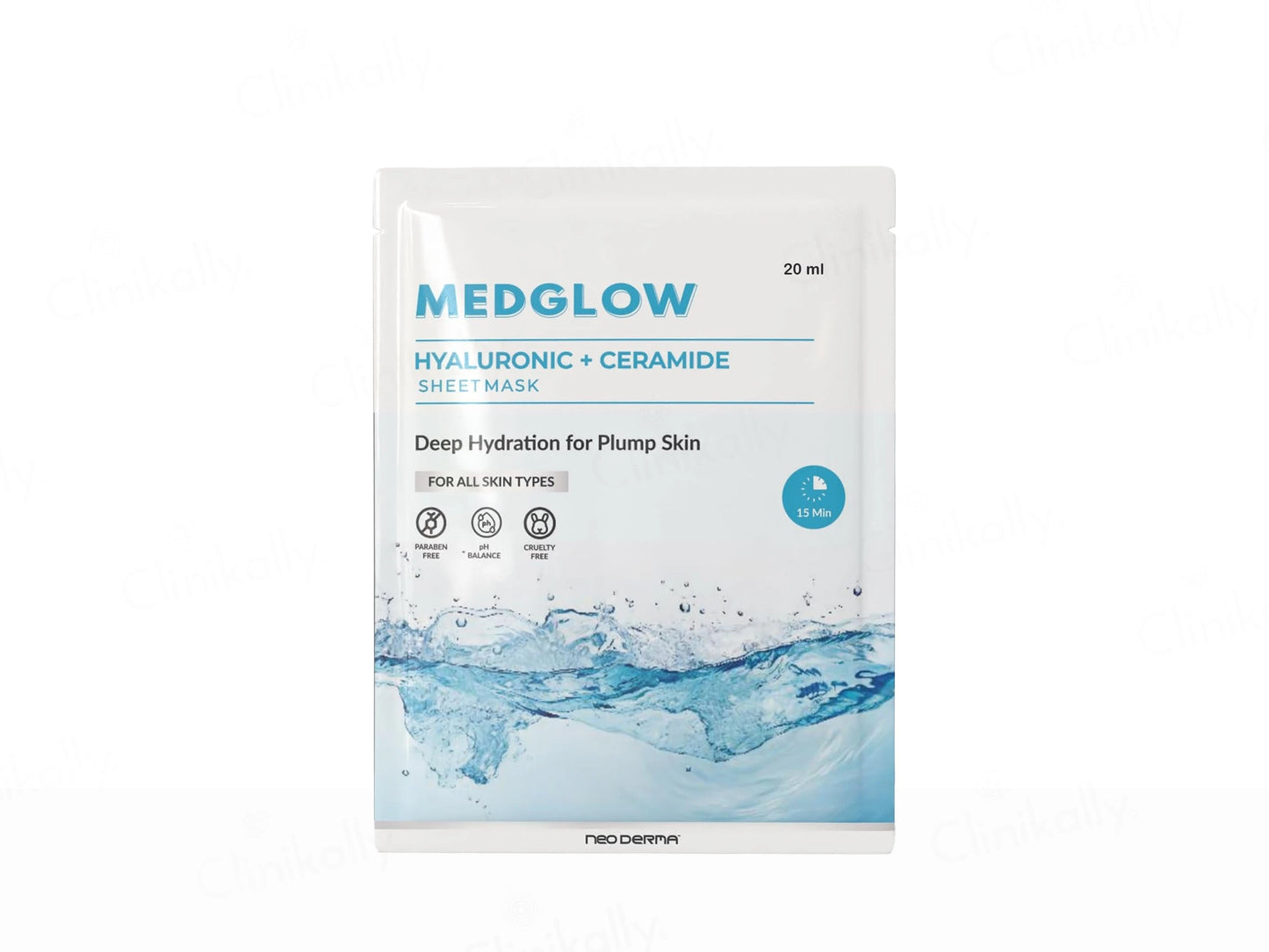 Medglow Hyaluronic  Ceramide Face Sheet Mask