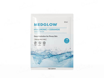 Medglow Hyaluronic  Ceramide Face Sheet Mask