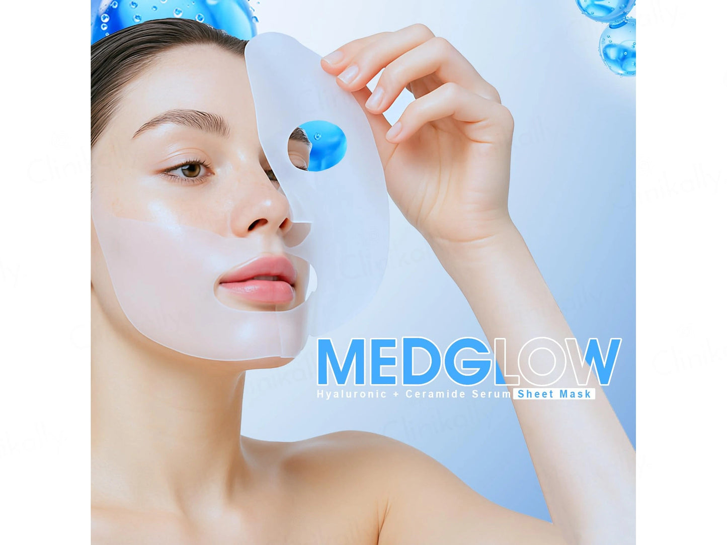 Medglow Hyaluronic  Ceramide Face Sheet Mask