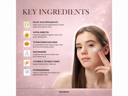 Medglow Intensive De-Pigmenting and  Brightening Cream