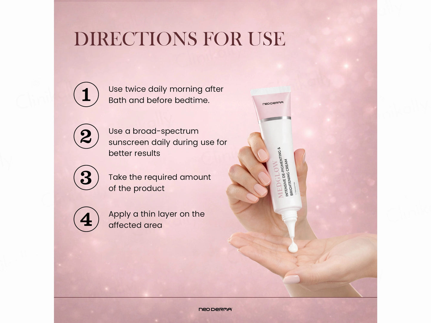 Medglow Intensive De-Pigmenting and  Brightening Cream