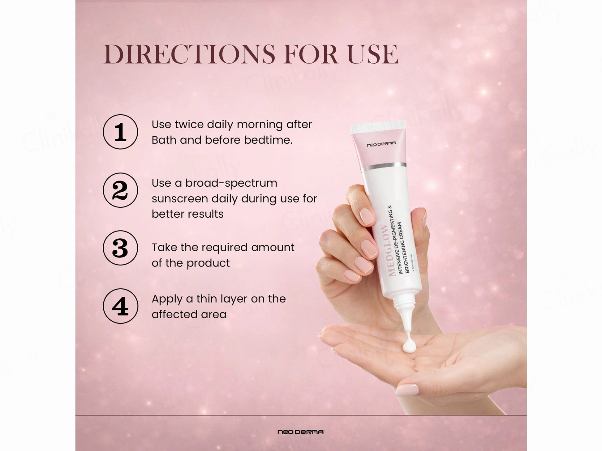 Medglow Intensive De-Pigmenting and  Brightening Cream