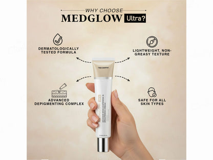 Medglow Ultra Advance Skin Lightening and  Brightening Cream