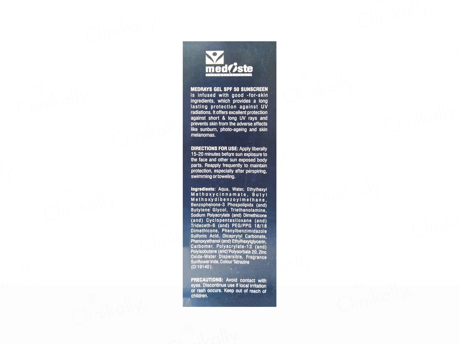 Medrays Broad Spectrum Water-Resistant Sunscreen Gel SPF 50