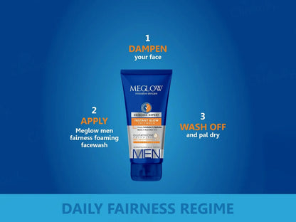 Meglow Instant Glow Face Wash For Men