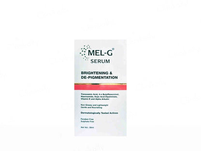 Mel-G Brightening and  De-Pigmentation Face Serum