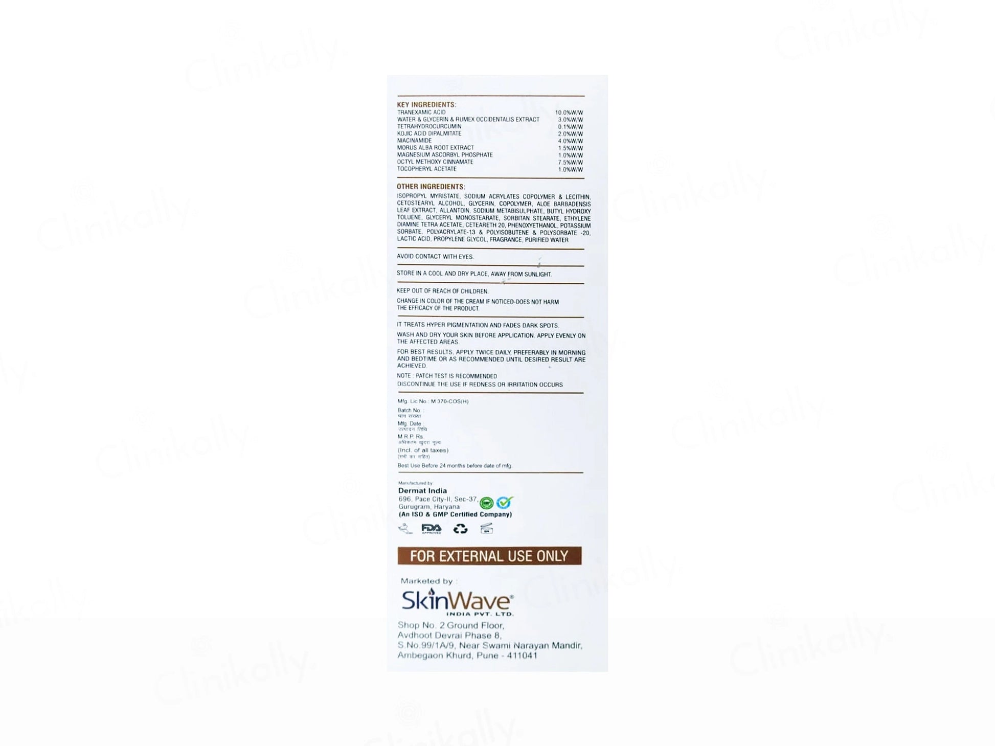Melablast Depigmenting Cream