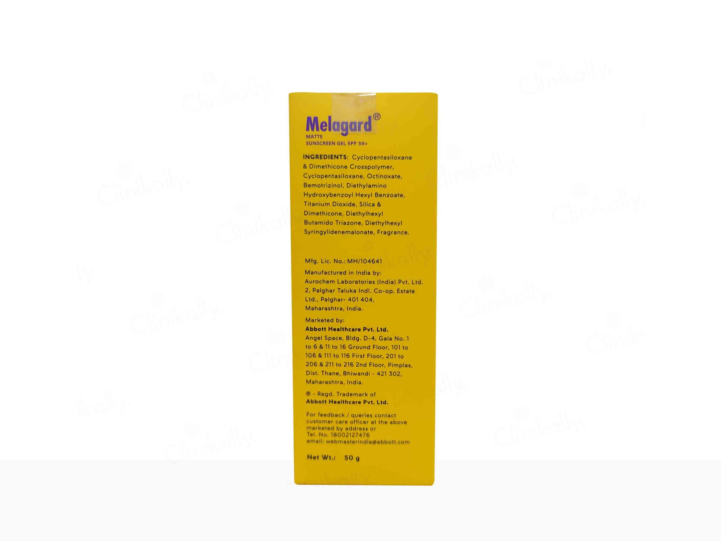 Melagard Matte Sunscreen Gel SPF 50 PA