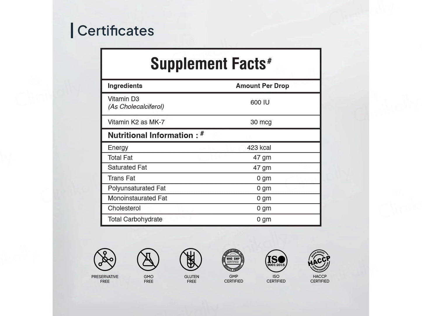 Miduty Coco D3  K2 In MCT Oil Nutraceutical Drop