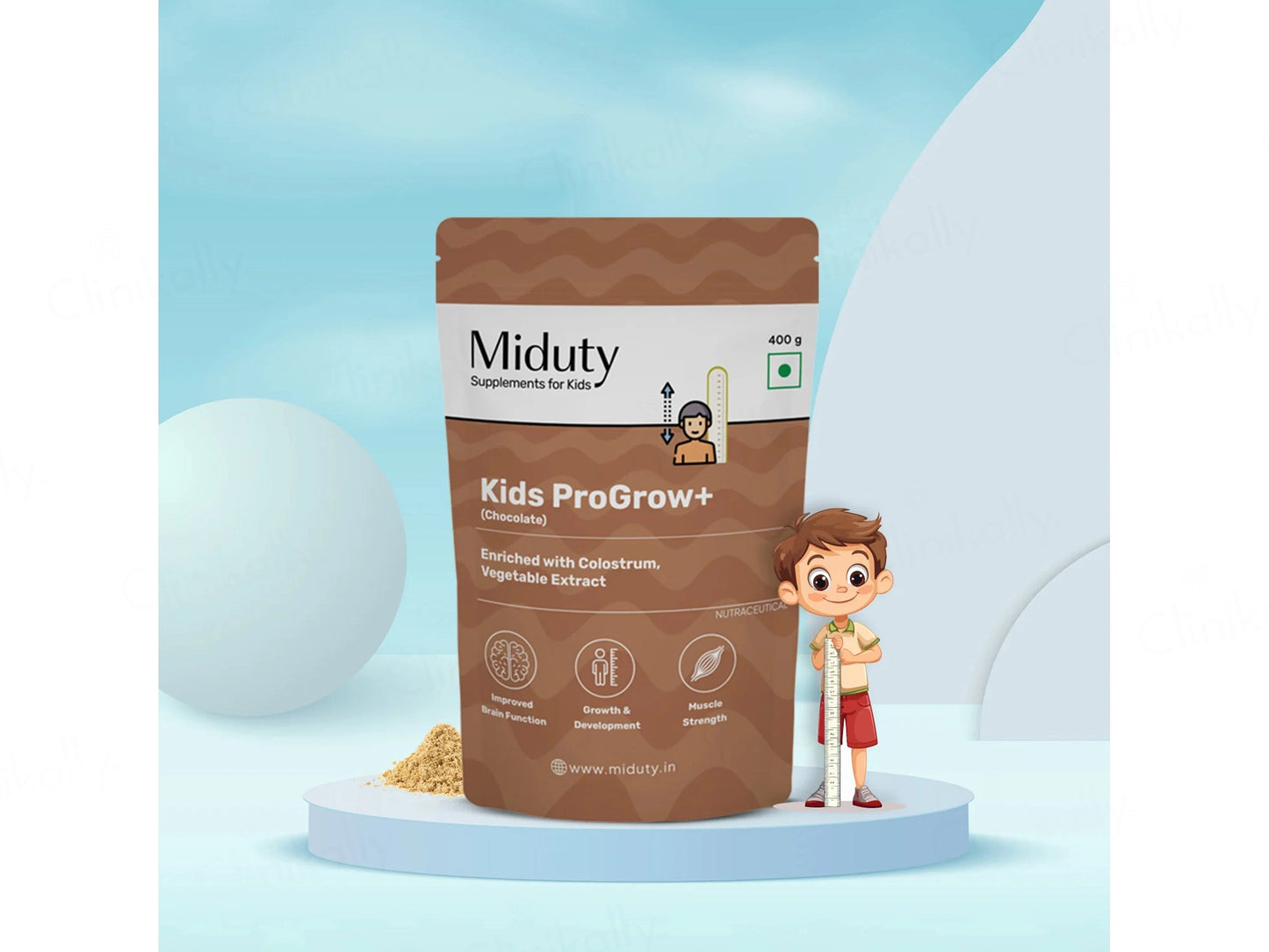 Miduty Kids Progrow Protein Powder - Chocolate Flavour