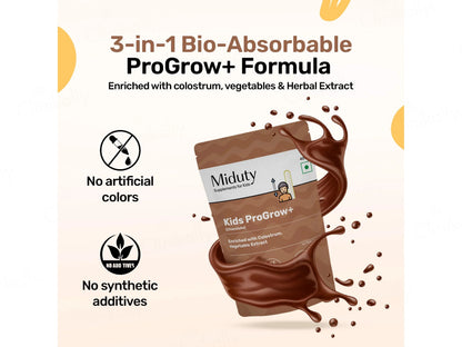 Miduty Kids Progrow Protein Powder - Chocolate Flavour