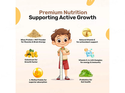 Miduty Kids Progrow Protein Powder - Chocolate Flavour