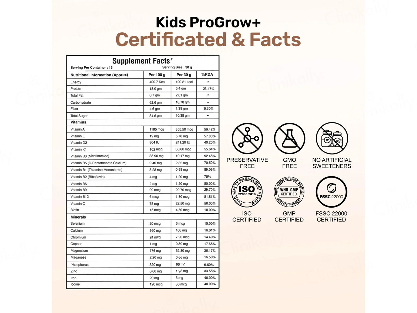 Miduty Kids Progrow Protein Powder - Chocolate Flavour