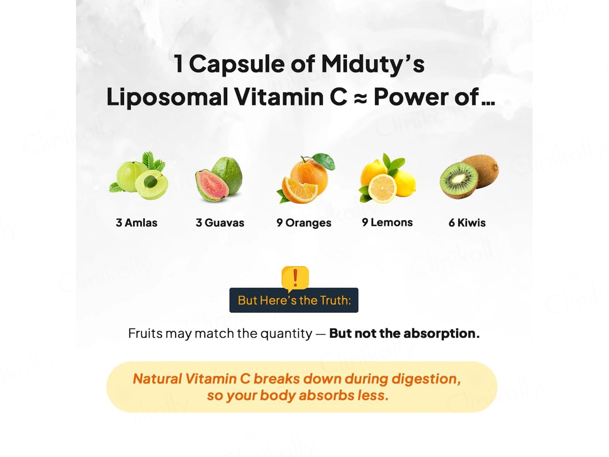 Miduty Liposomal Vitamin C Powerful Antioxidant Capsule