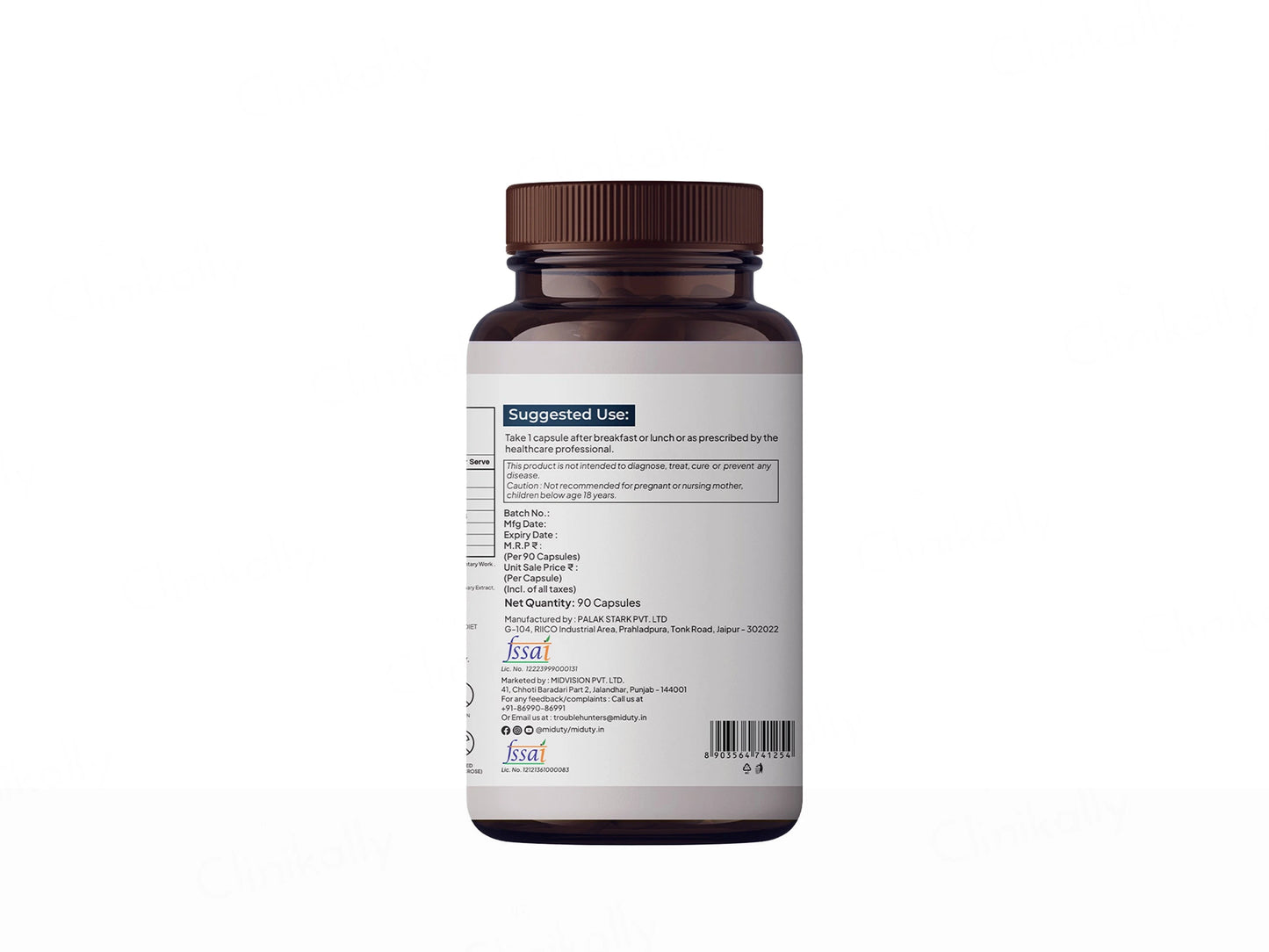 Miduty Liposomal Vitamin C Powerful Antioxidant Capsule