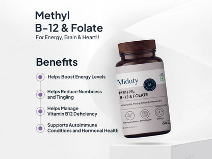 Miduty Methyl B-12 and  Folate Chewable Tablet
