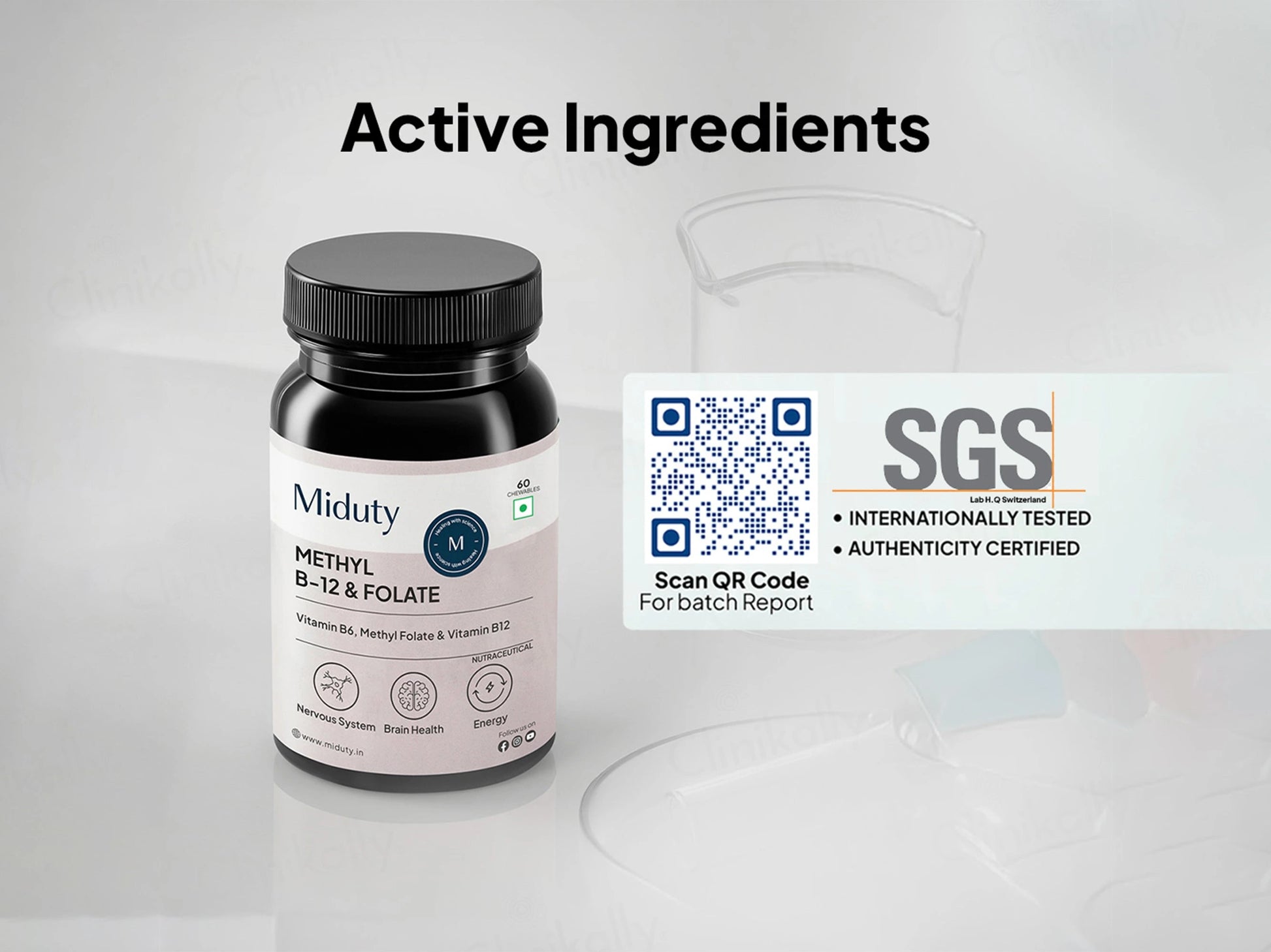 Miduty Methyl B-12 and  Folate Chewable Tablet