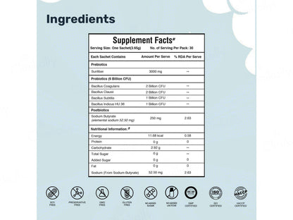 Miduty Probiotics Nutaceutical Powder For Kids