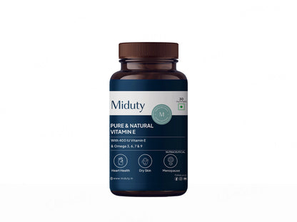 Miduty Pure and  Natural Vitamin E Veg Softgel Capsule