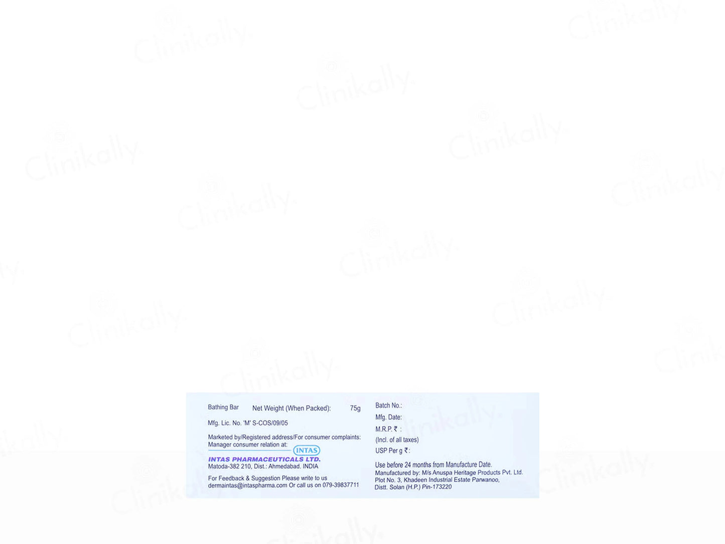Mildy Moisturizing and  Cleansing Syndet Bathing Bar
