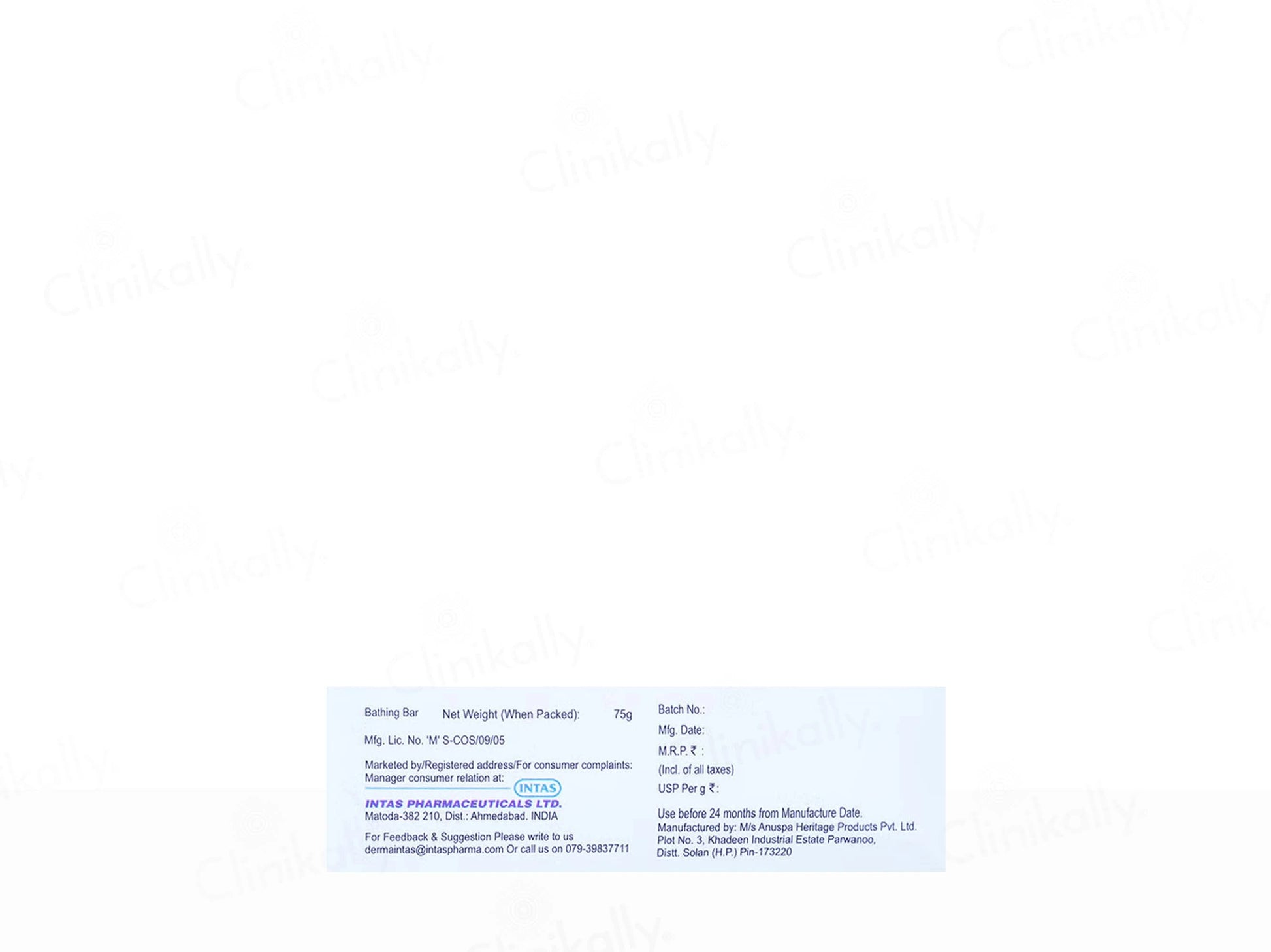 Mildy Moisturizing and  Cleansing Syndet Bathing Bar