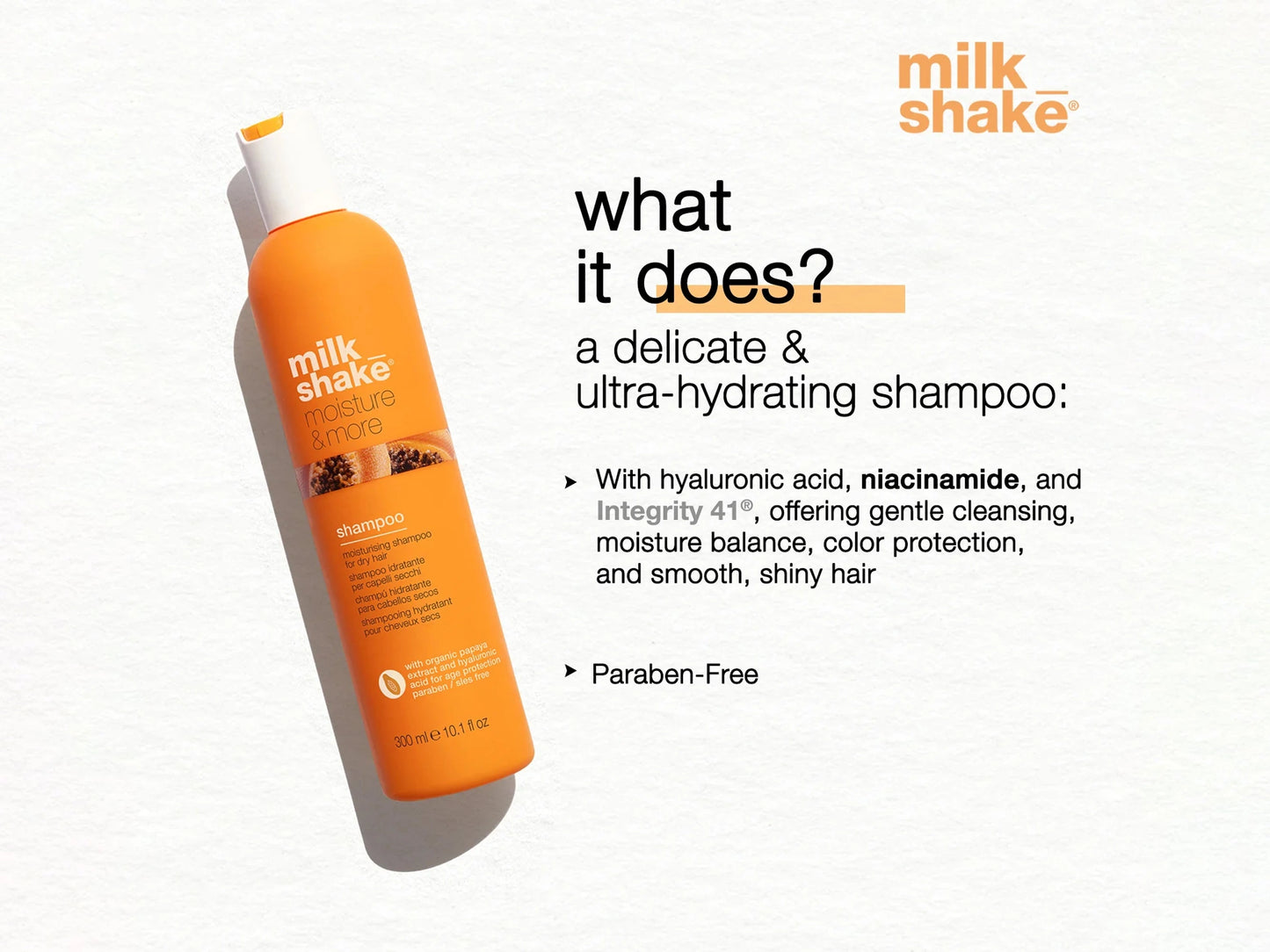 Milk Shake Moisture and  More Shampoo For Dry Hair