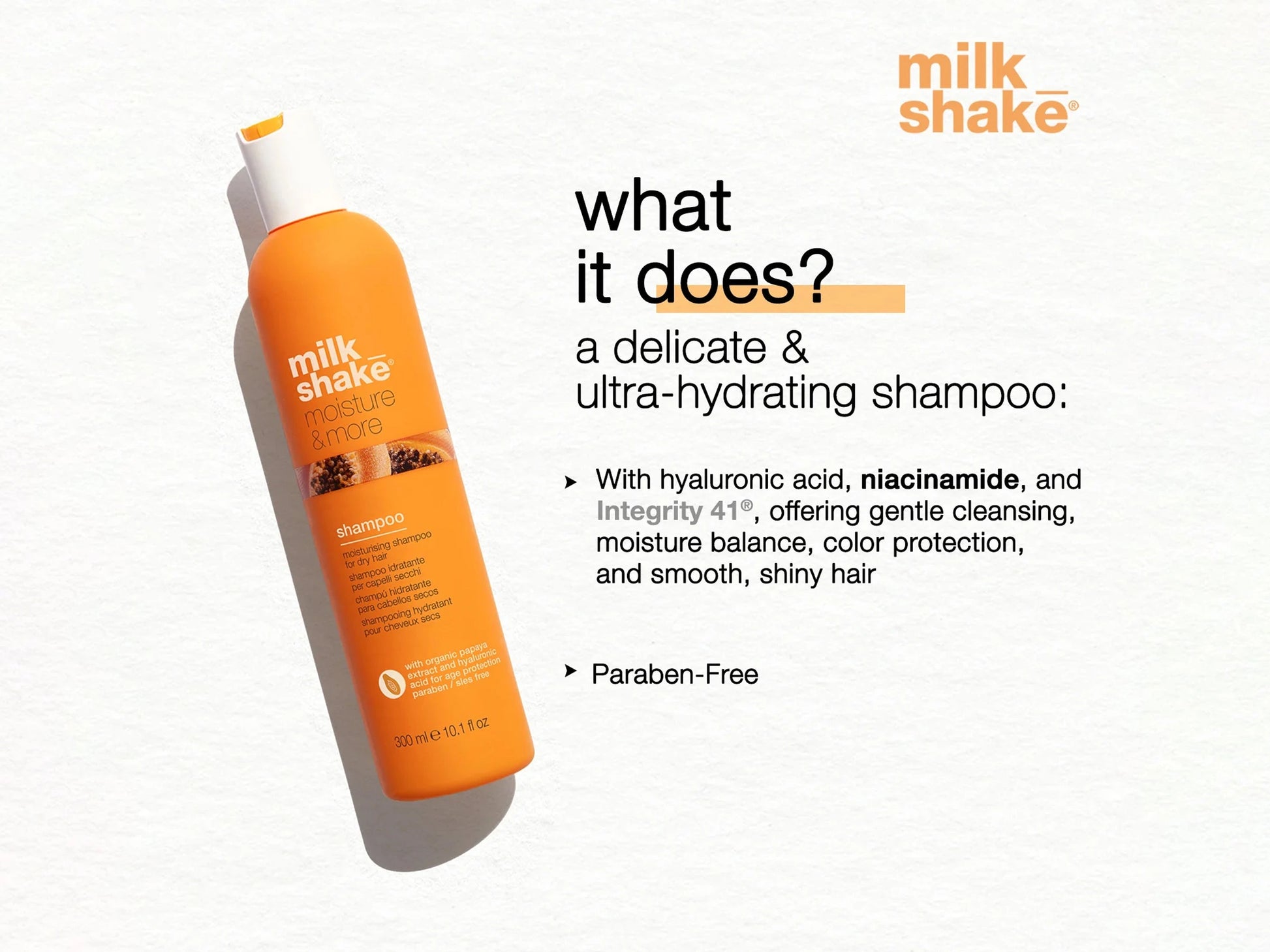 Milk Shake Moisture and  More Shampoo For Dry Hair