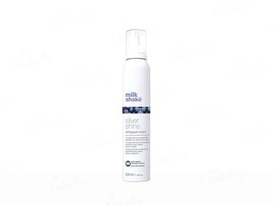 Milk Shake Silver Shine Whipped Cream For Blond and  Grey Hair