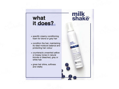 Milk Shake Silver Shine Whipped Cream For Blond and  Grey Hair